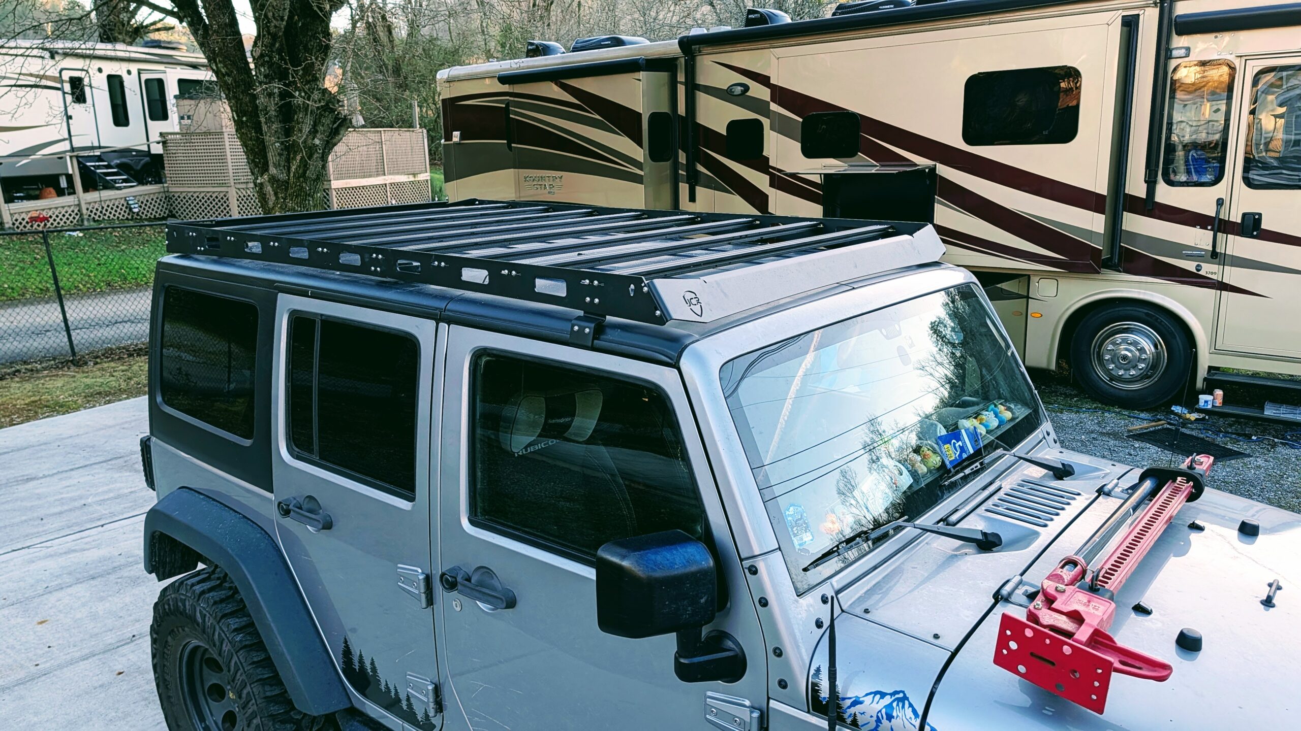 20251220 Jeep Rack Complete – Our Next Chapter